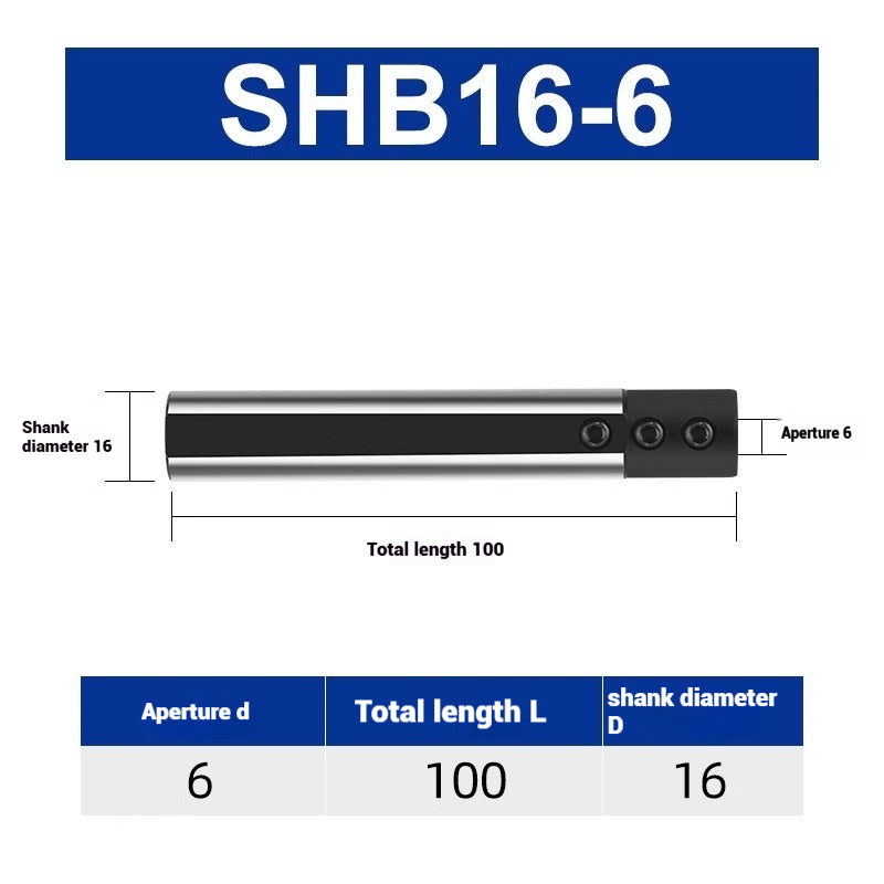 1130-MUR Small Bore Bore Cutter Small Bore Boring Bar Integral Tungsten Carbide SBUR6 90 Degree Flat Bottom Small Bore Bore Cutter Shandong Denso Pricision Tools Co.,Ltd.
